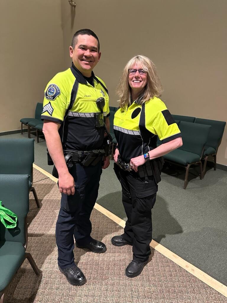 Me with an Eagle police Officer